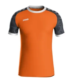 10 Maillots Iconic orange - noir