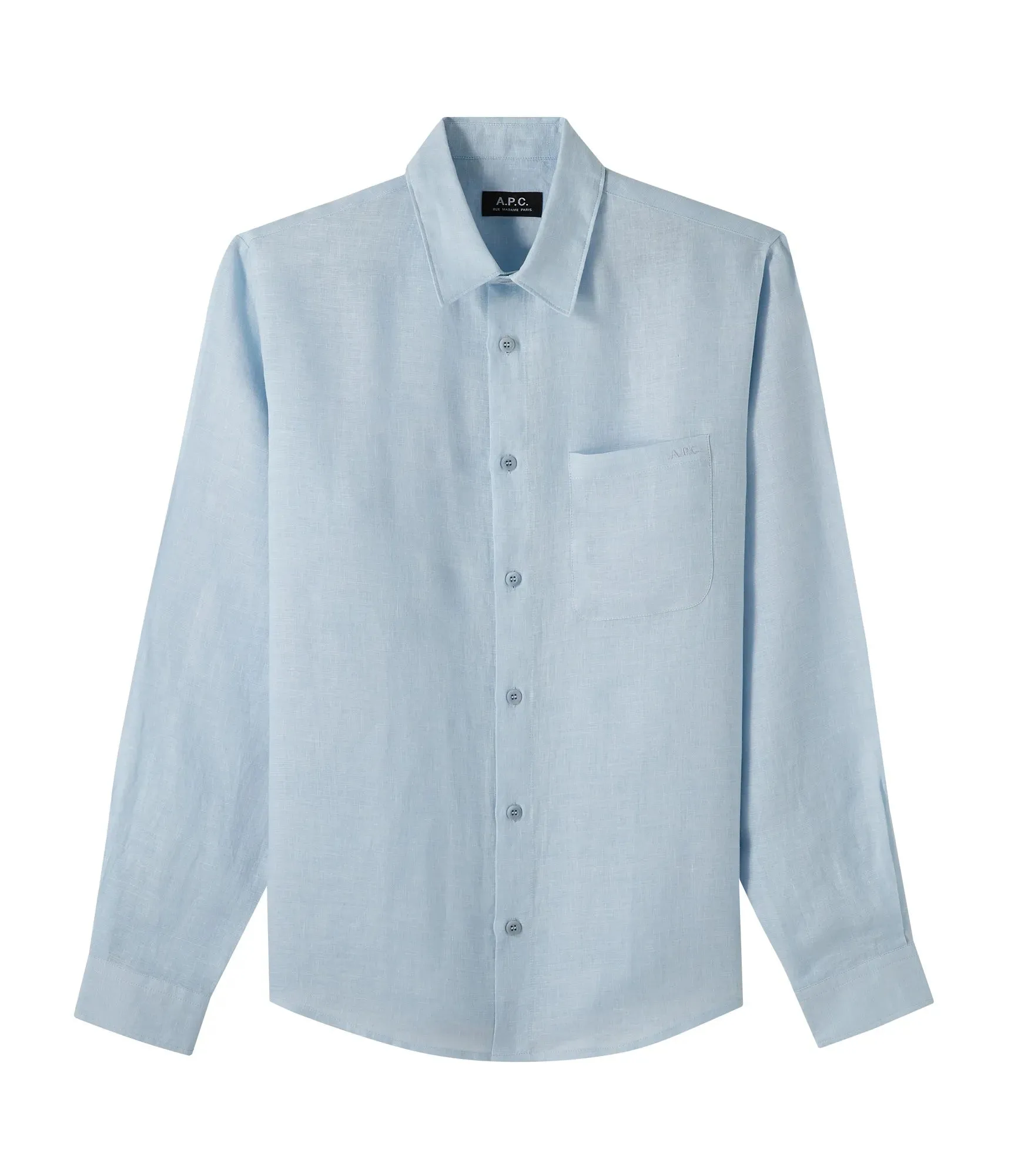 A.P.C - Chemise Cassel - Bleu Clair