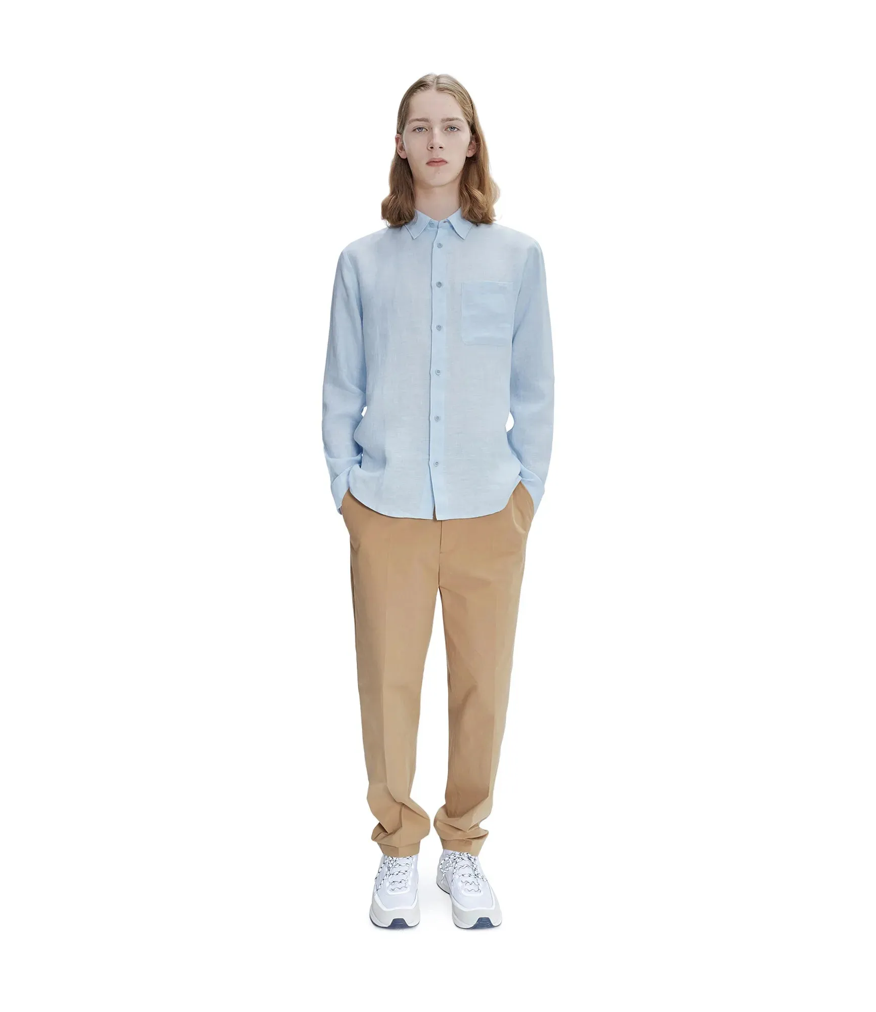 A.P.C - Chemise Cassel - Bleu Clair