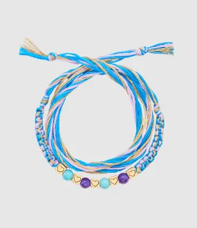 AURELIE BIDERMANN Partager  Bracelet Honolulu Turquoise Jade Violet  