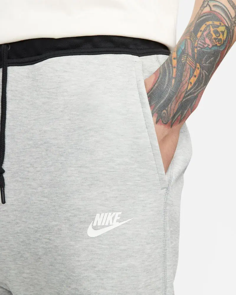 Bas de jogging Nike Sportswear Tech Fleece Gris & Noir pour homme