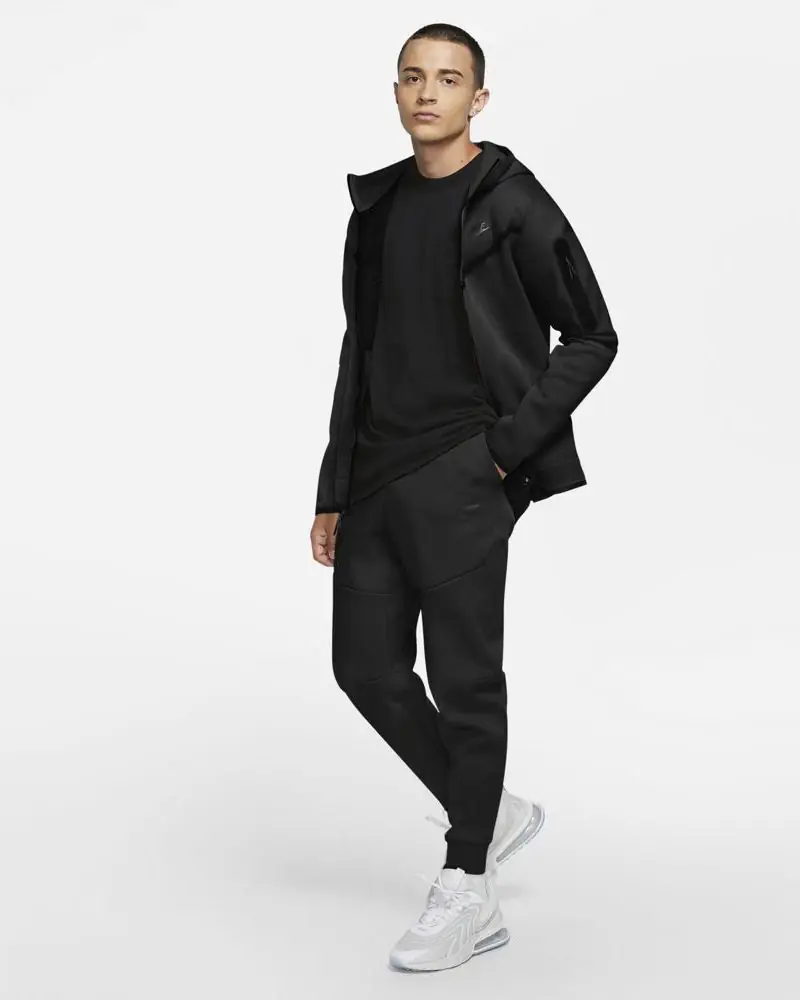 Bas de jogging Nike Sportswear Tech Fleece Noir pour homme