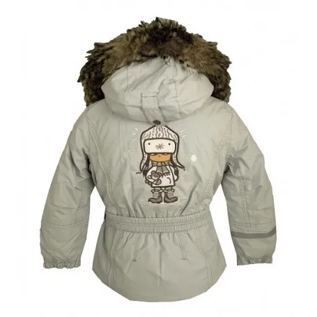 Blouson de ski petites filles Poivre Blanc économique