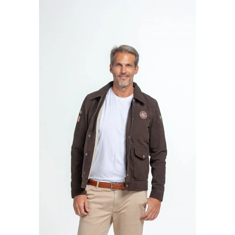 blouson Steve McQueen Charlie Marron