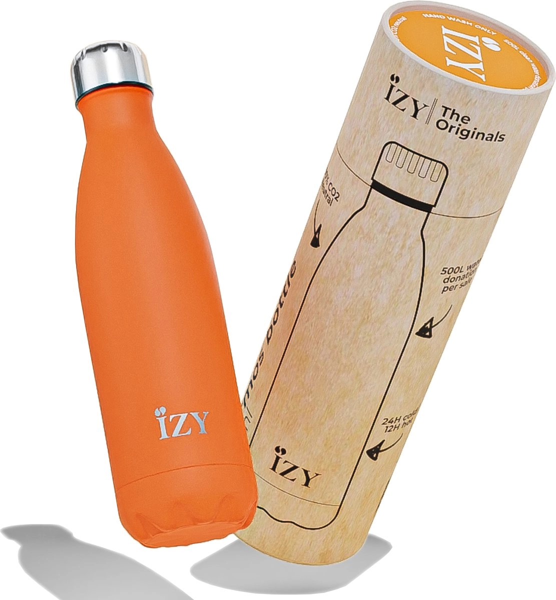 Bouteille Isotherme IZY Poedercoat Orange 500 ml