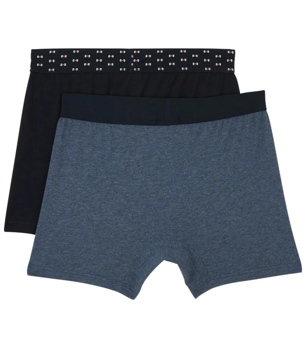 Boxer Eden Park coton bleu