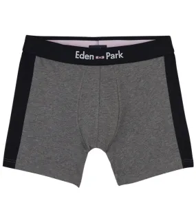 Boxer Eden Park coton gris bicolore