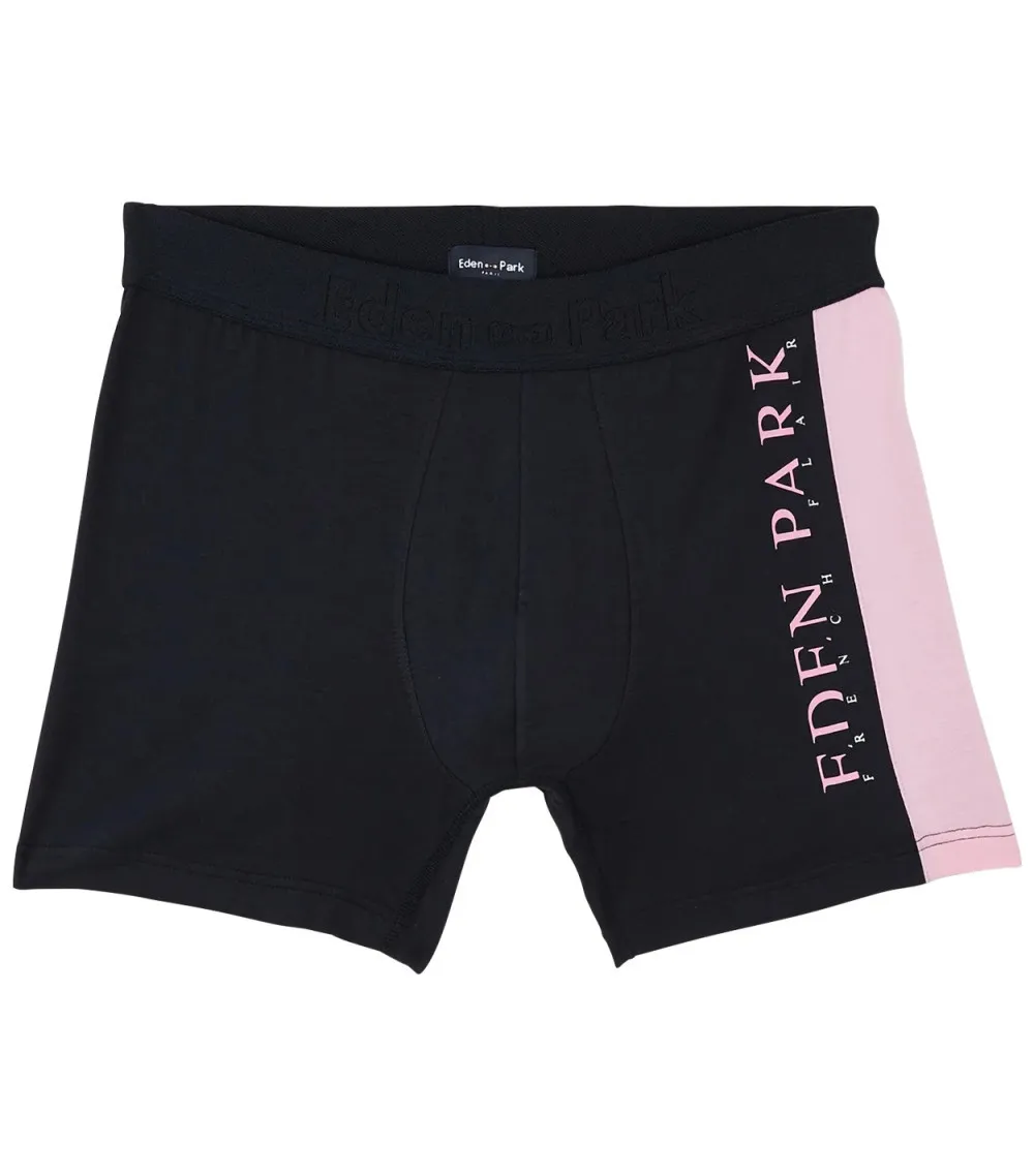 Boxer Eden Park coton nuit bicolore