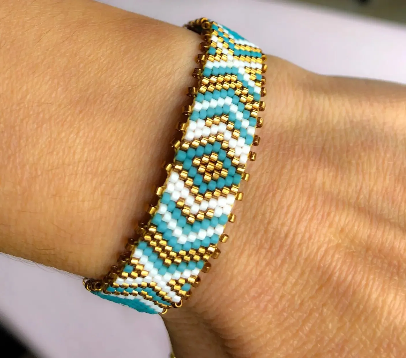 Bracelet Brésilien Turquoise