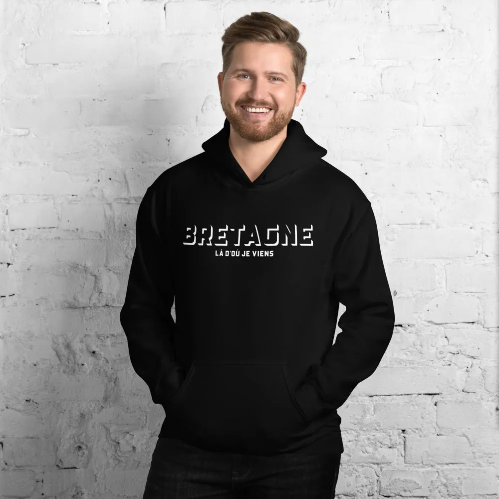 Bretagne là d'où je viens - Sweat à Capuche standard nostalgie