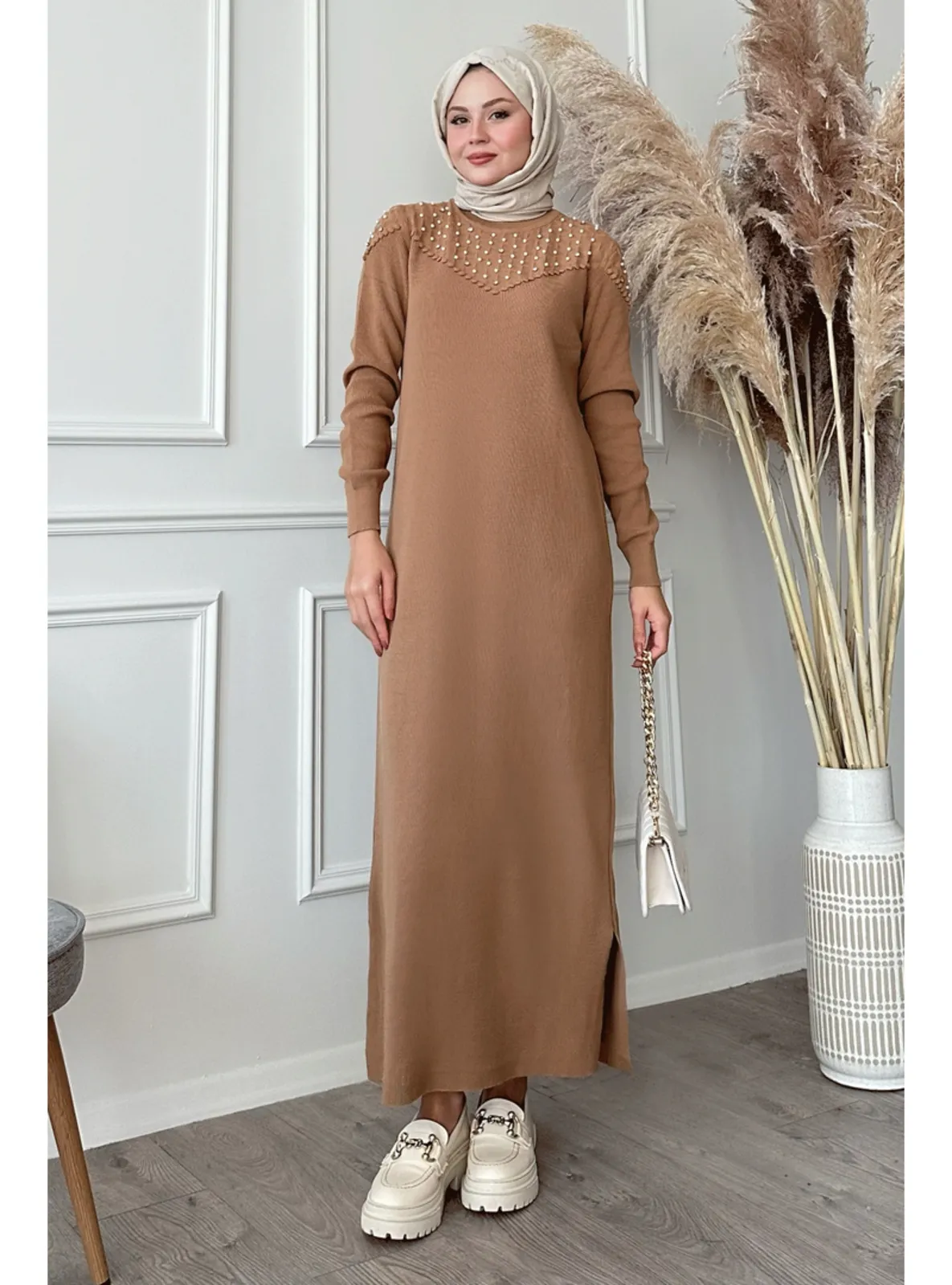 Camel - Knit Dresses