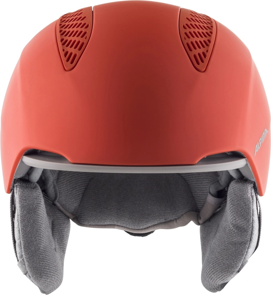 Casque de Ski Alpina Kids Grand Jr Pumpkin Orange Matt