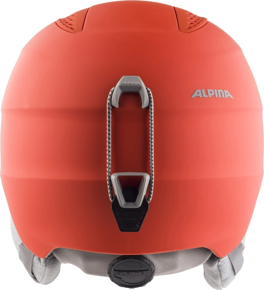 Casque de Ski Alpina Kids Grand Jr Pumpkin Orange Matt