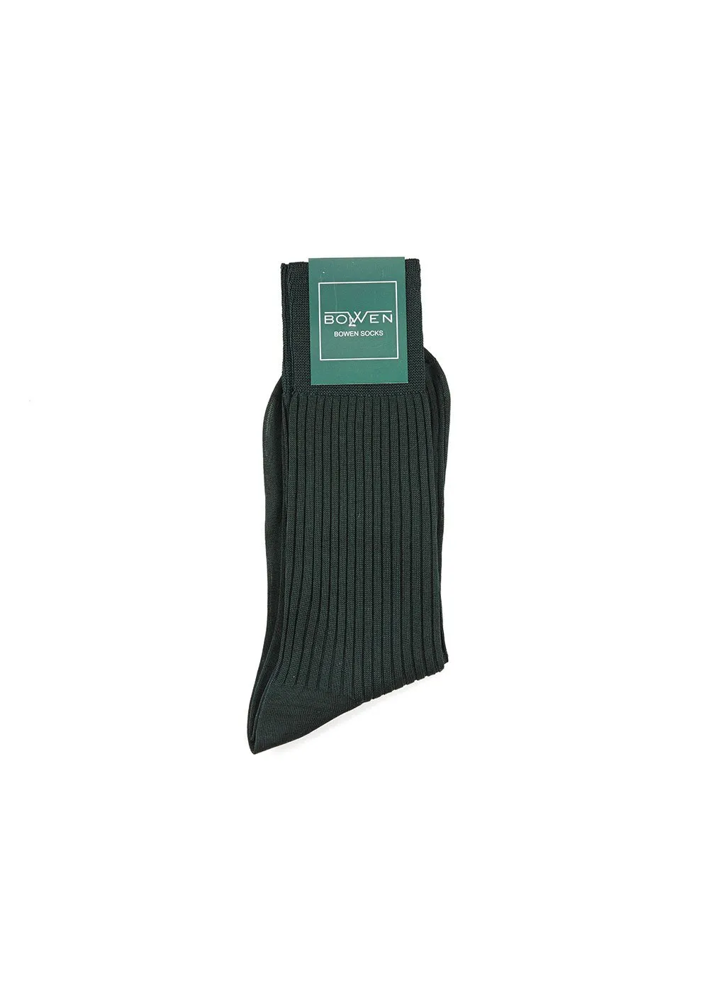 CHAUSSETTES COURTES COTON VERT FONCE