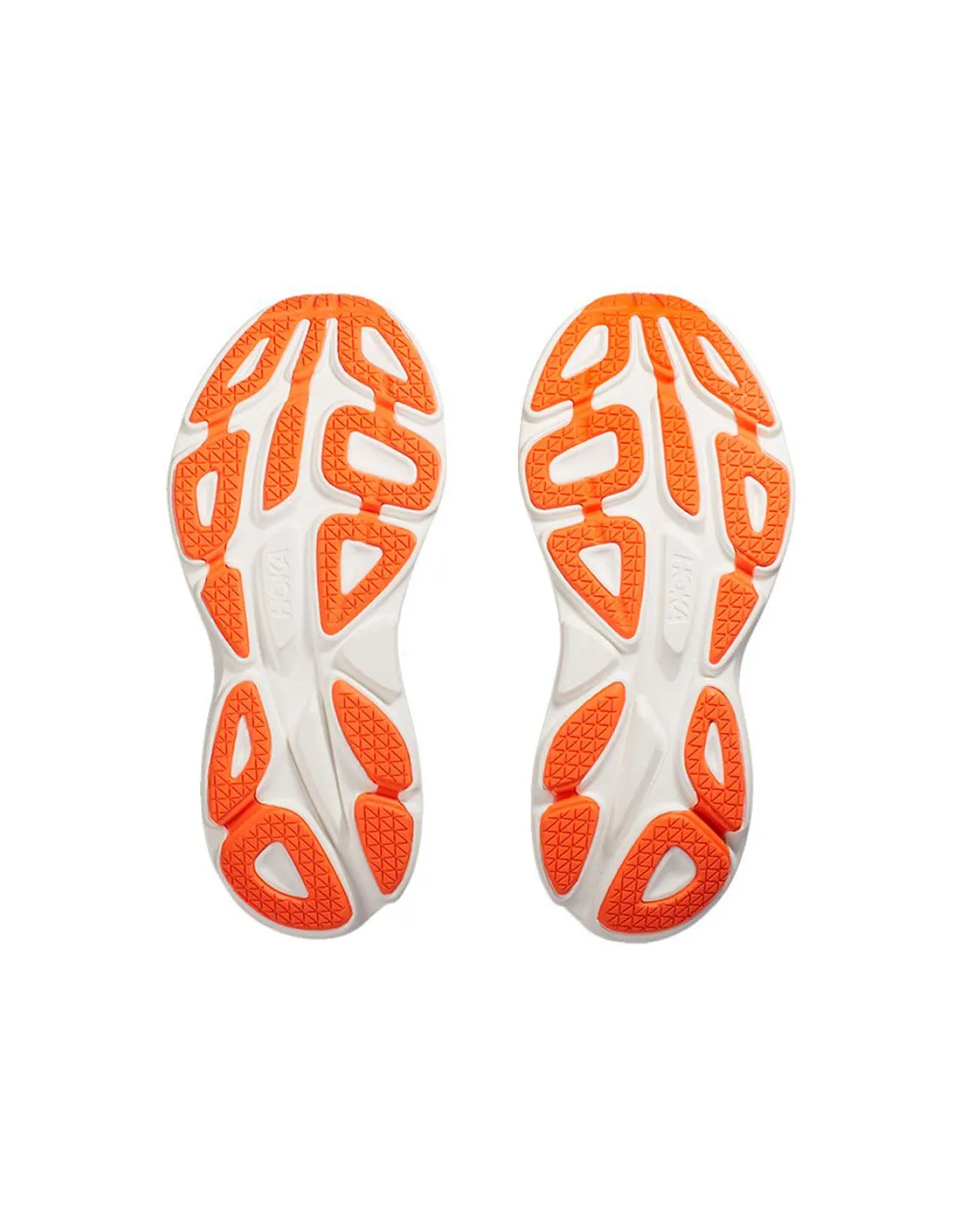 Chaussures de running Hoka Bondi 8 Sky/Orange pour hommes