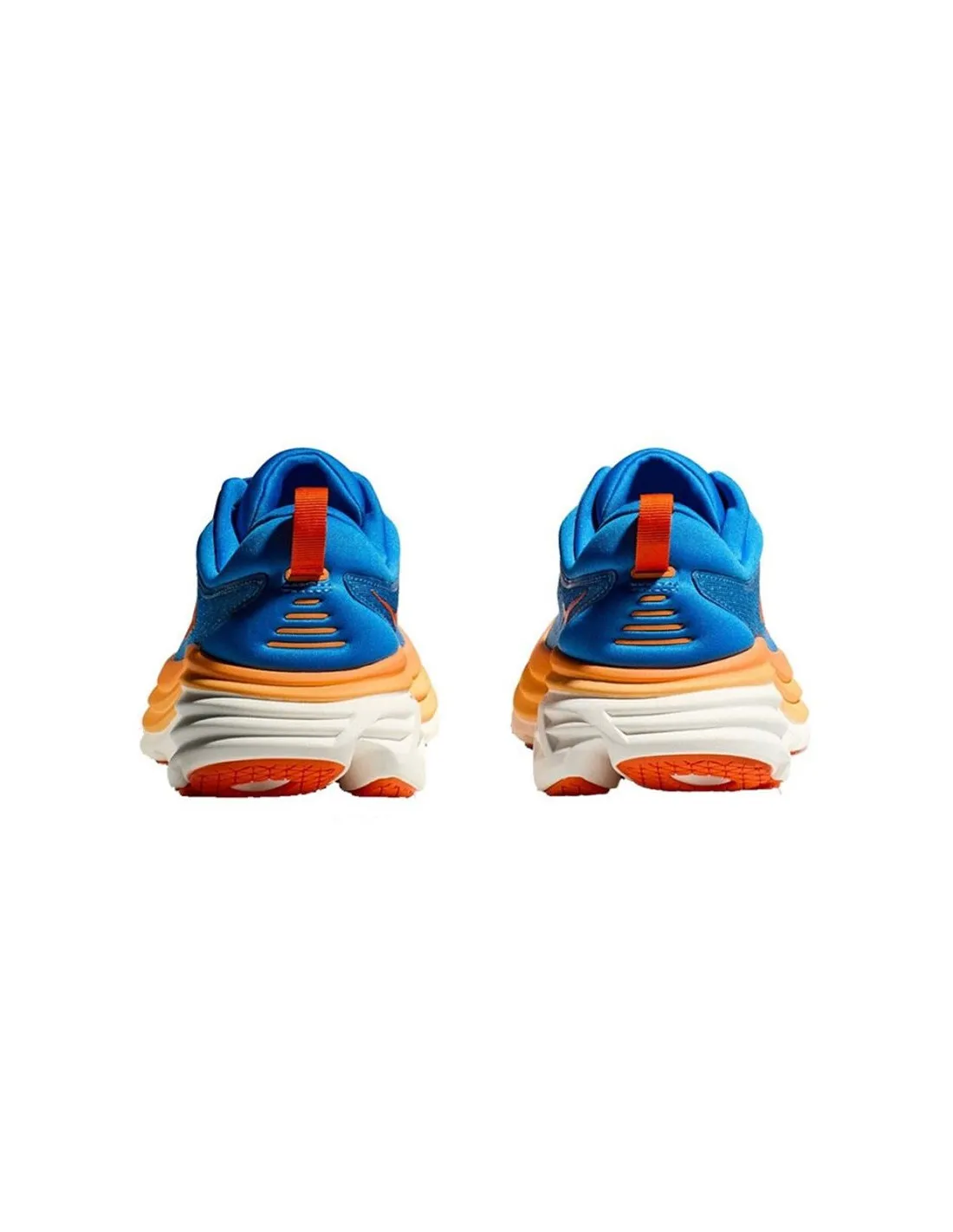 Chaussures de running Hoka Bondi 8 Sky/Orange pour hommes