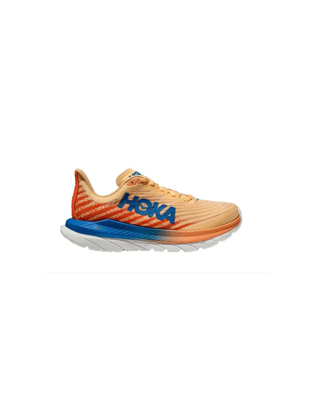 Chaussures de running Hoka Mach 5 Impala/Orange pour hommes