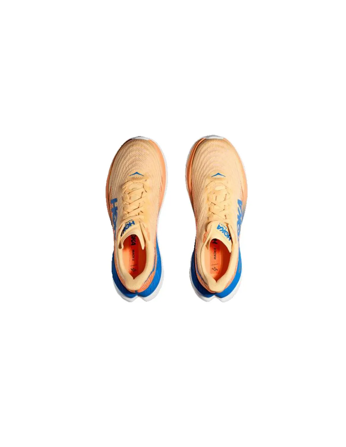 Chaussures de running Hoka Mach 5 Impala/Orange pour hommes