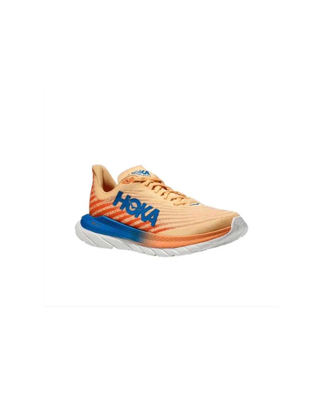 Chaussures de running Hoka Mach 5 Impala/Orange pour hommes