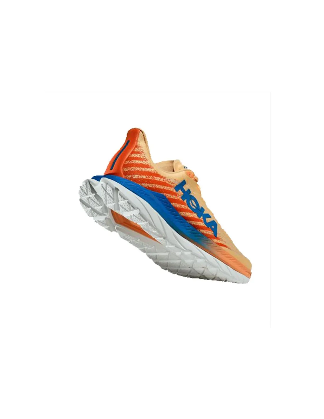 Chaussures de running Hoka Mach 5 Impala/Orange pour hommes