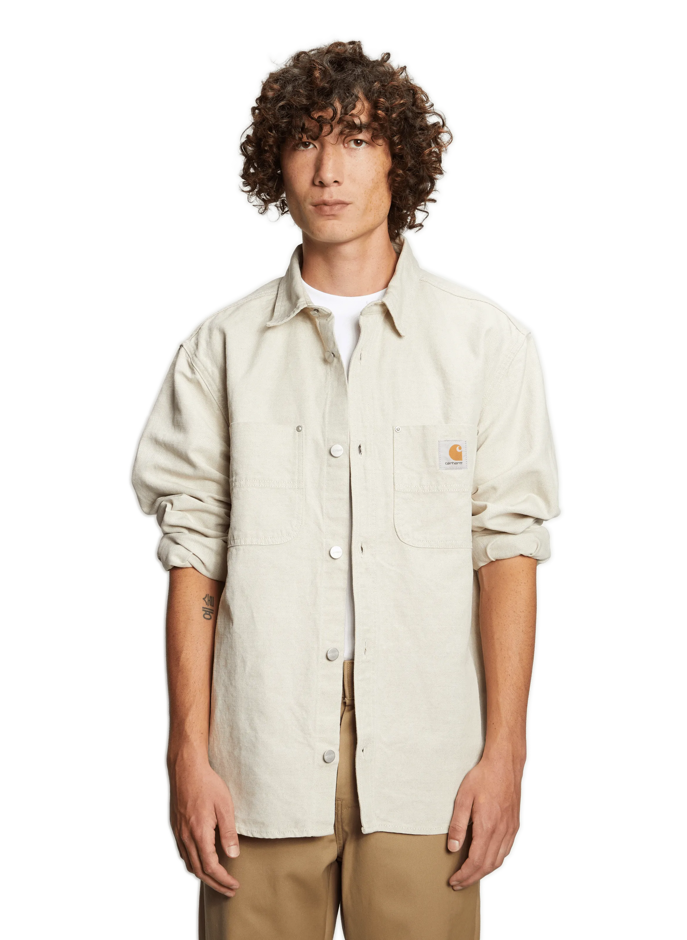 CHEMISE EN COTON à LOGO - CARHARTT WIP pour HOMME | Printemps