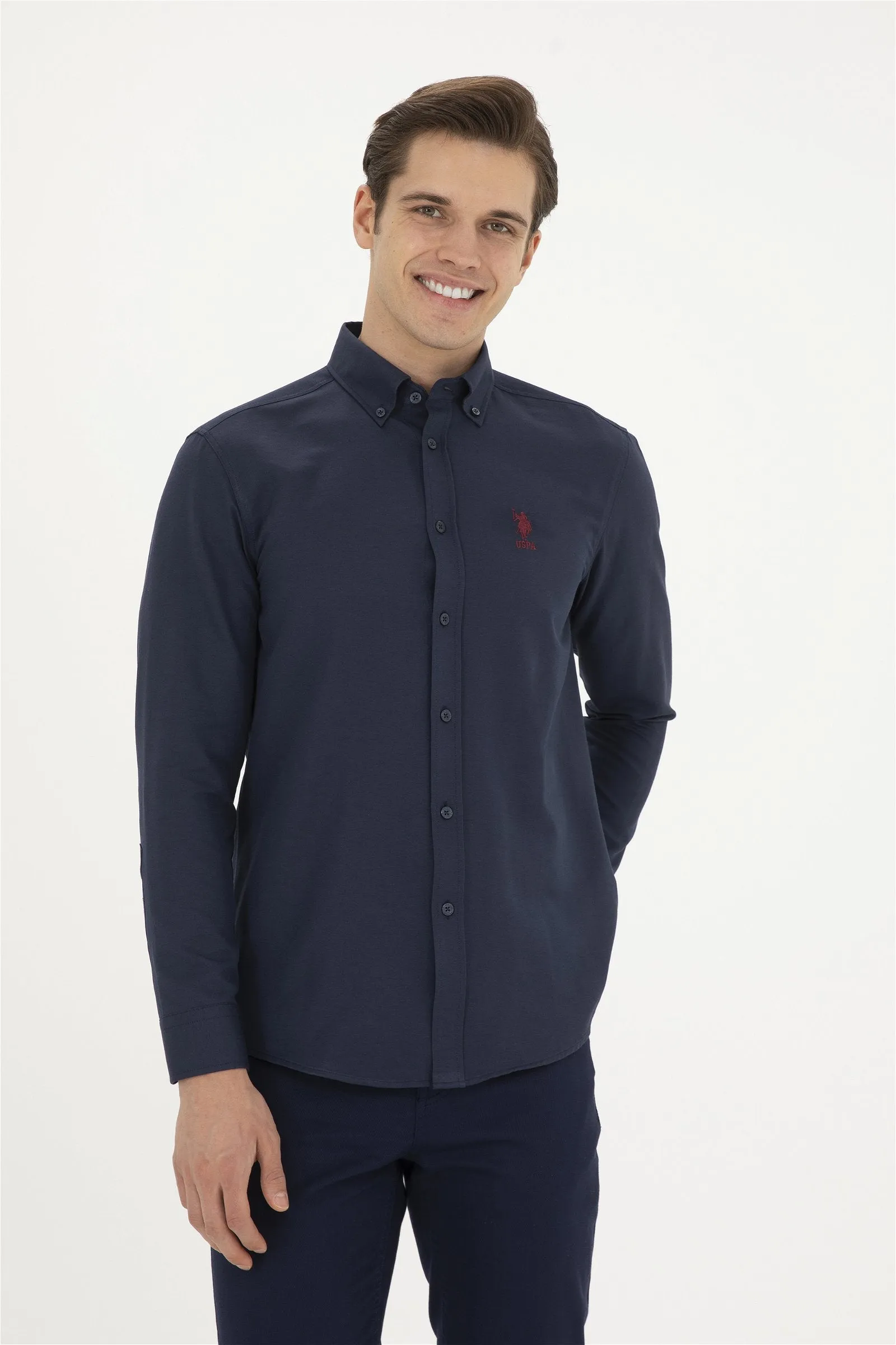 CHEMISE GOXREG024Y NAVY BLUE POUR HOMME-1829634VR033