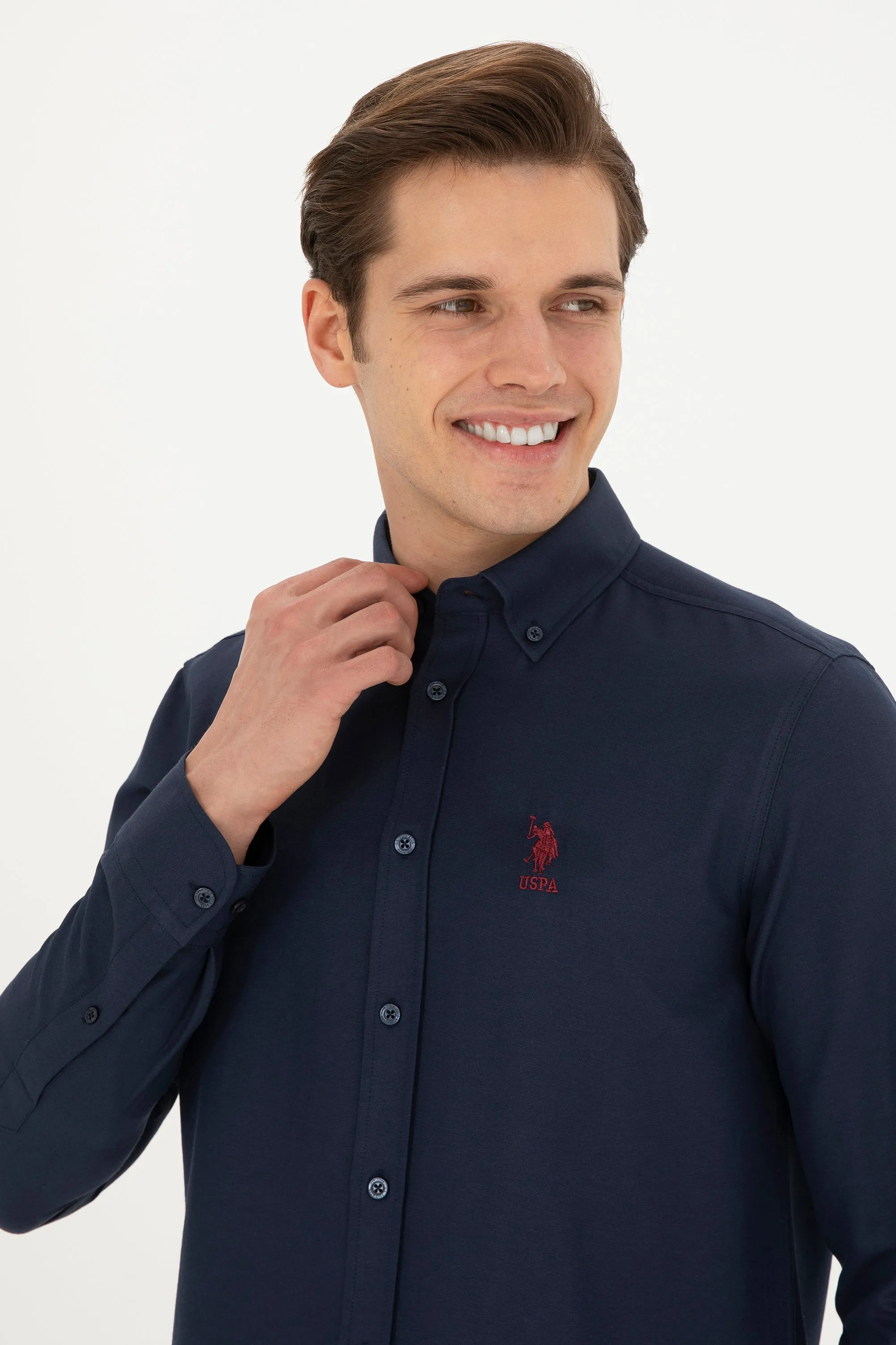 CHEMISE GOXREG024Y NAVY BLUE POUR HOMME-1829634VR033