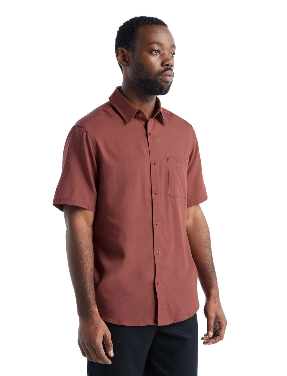 Chemise Icebreaker Men Steveston SS Shirt Grape