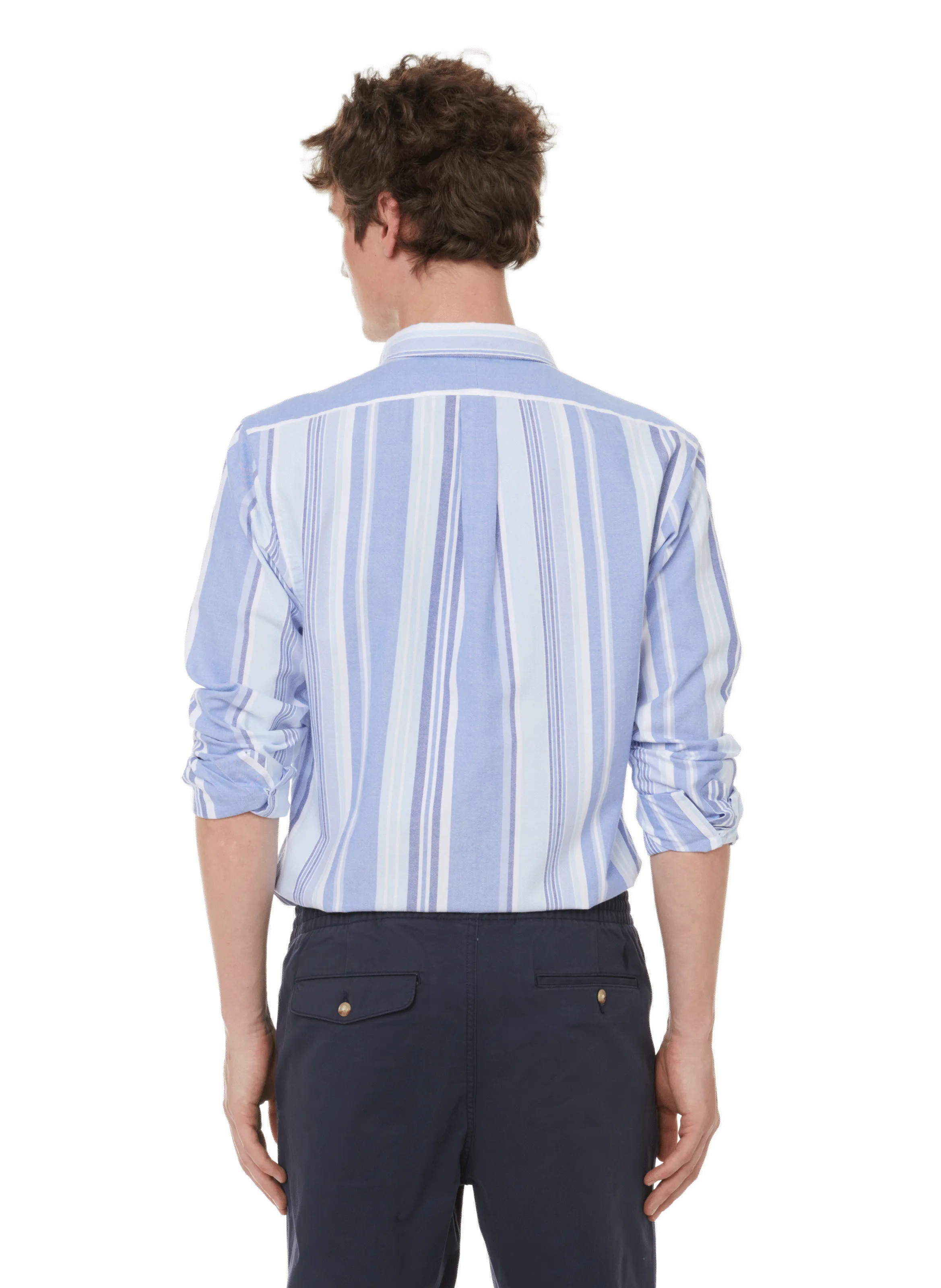 CHEMISE RAYéE EN COTON - POLO RALPH LAUREN pour HOMME | Printemps