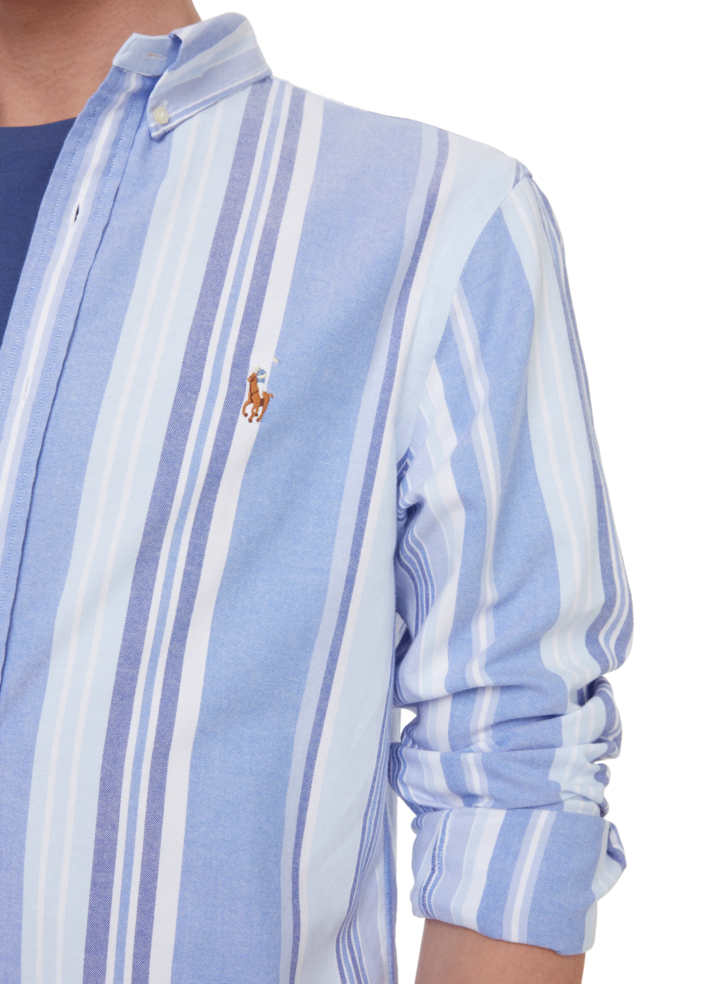 CHEMISE RAYéE EN COTON - POLO RALPH LAUREN pour HOMME | Printemps