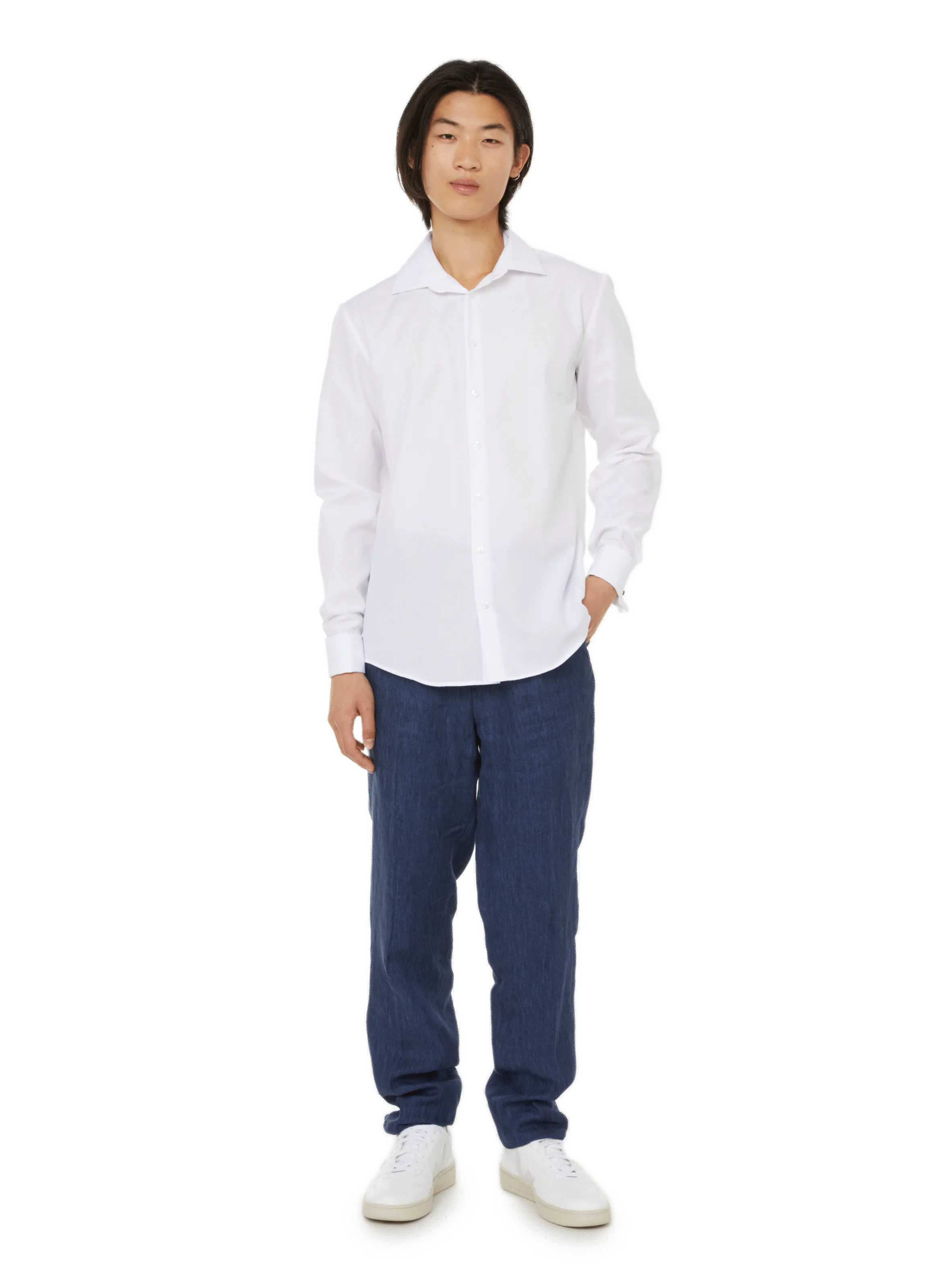 CHEMISE SLIM EN COTON - SEIDENSTICKER pour HOMME | Printemps