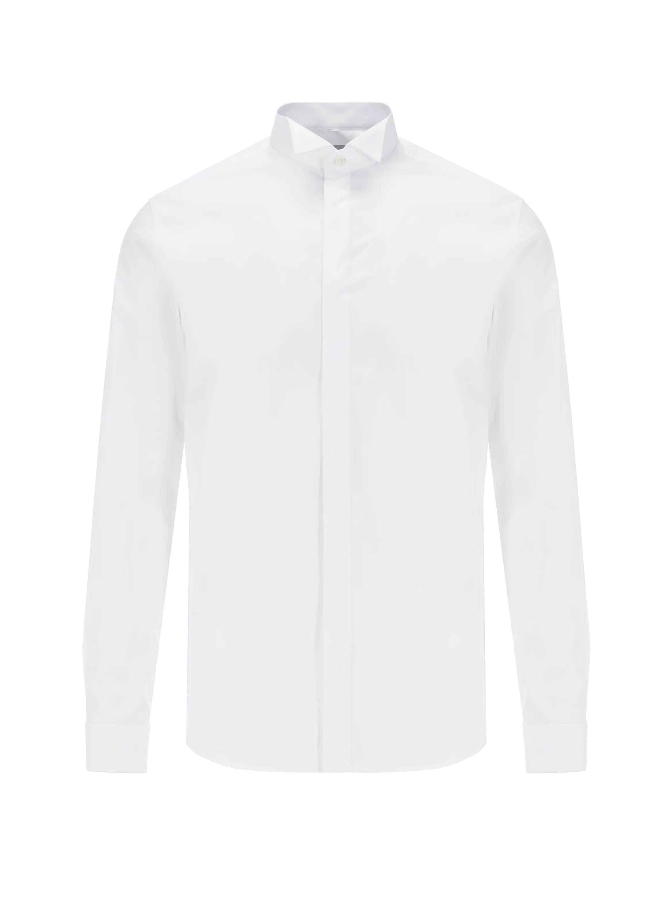 CHEMISE SLIM EN POPELINE DE COTON - AU PRINTEMPS PARIS pour HOMME | Printemps