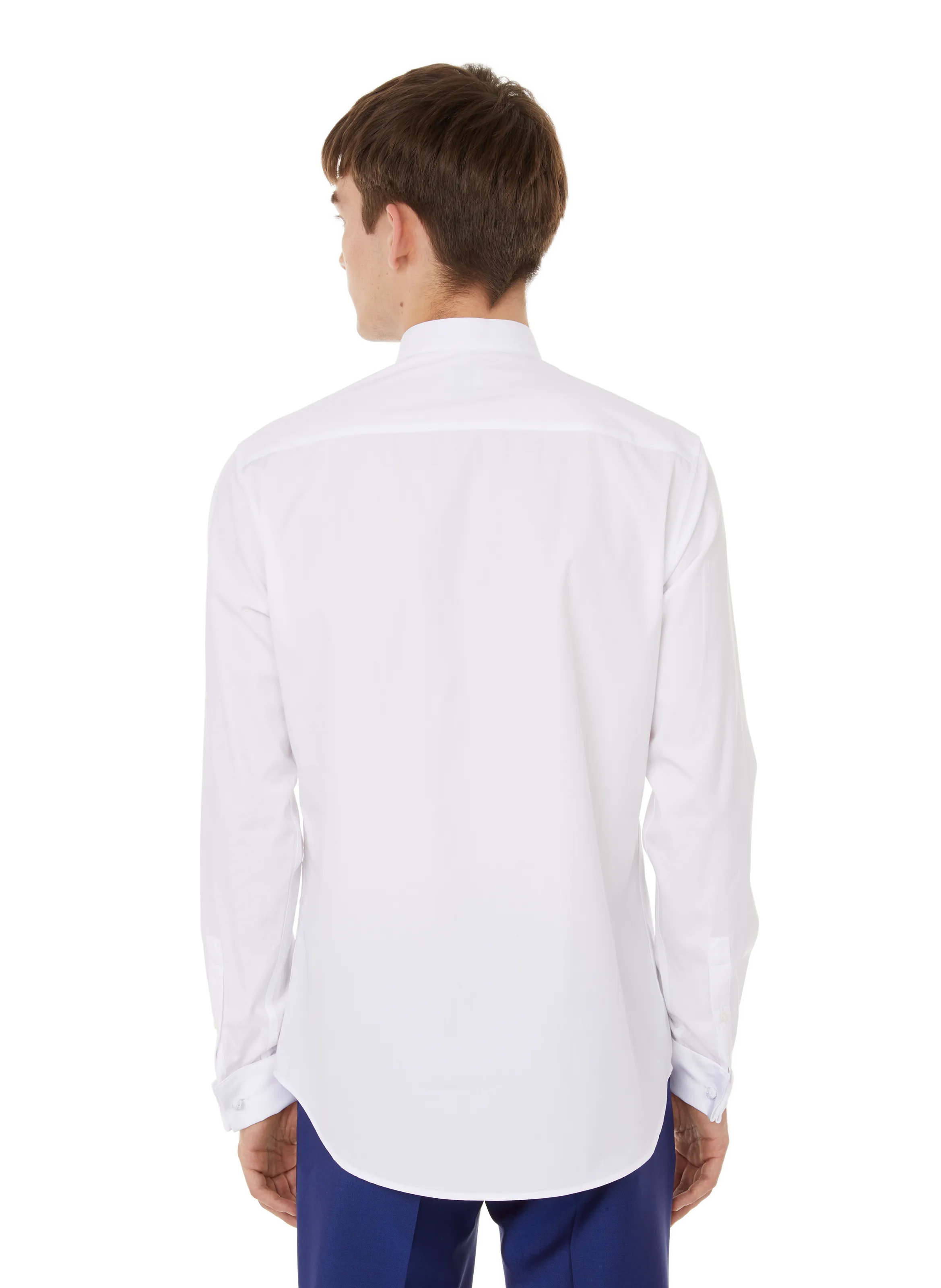 CHEMISE SLIM EN POPELINE DE COTON - AU PRINTEMPS PARIS pour HOMME | Printemps