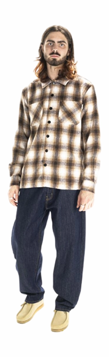 Chemise Taikan Unisexe Heavyweight Plaid Brown