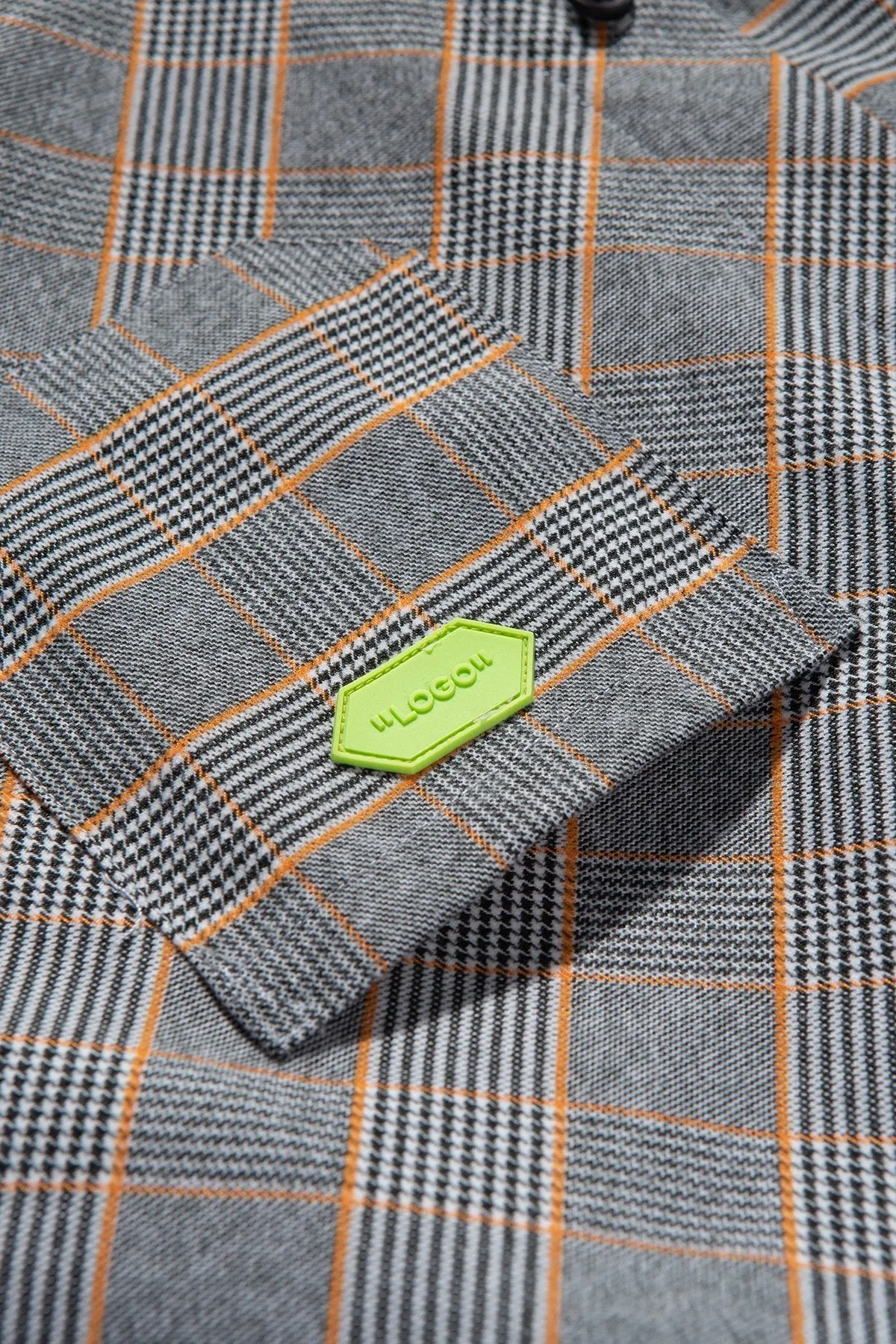 Chemise à logo neon - Gris