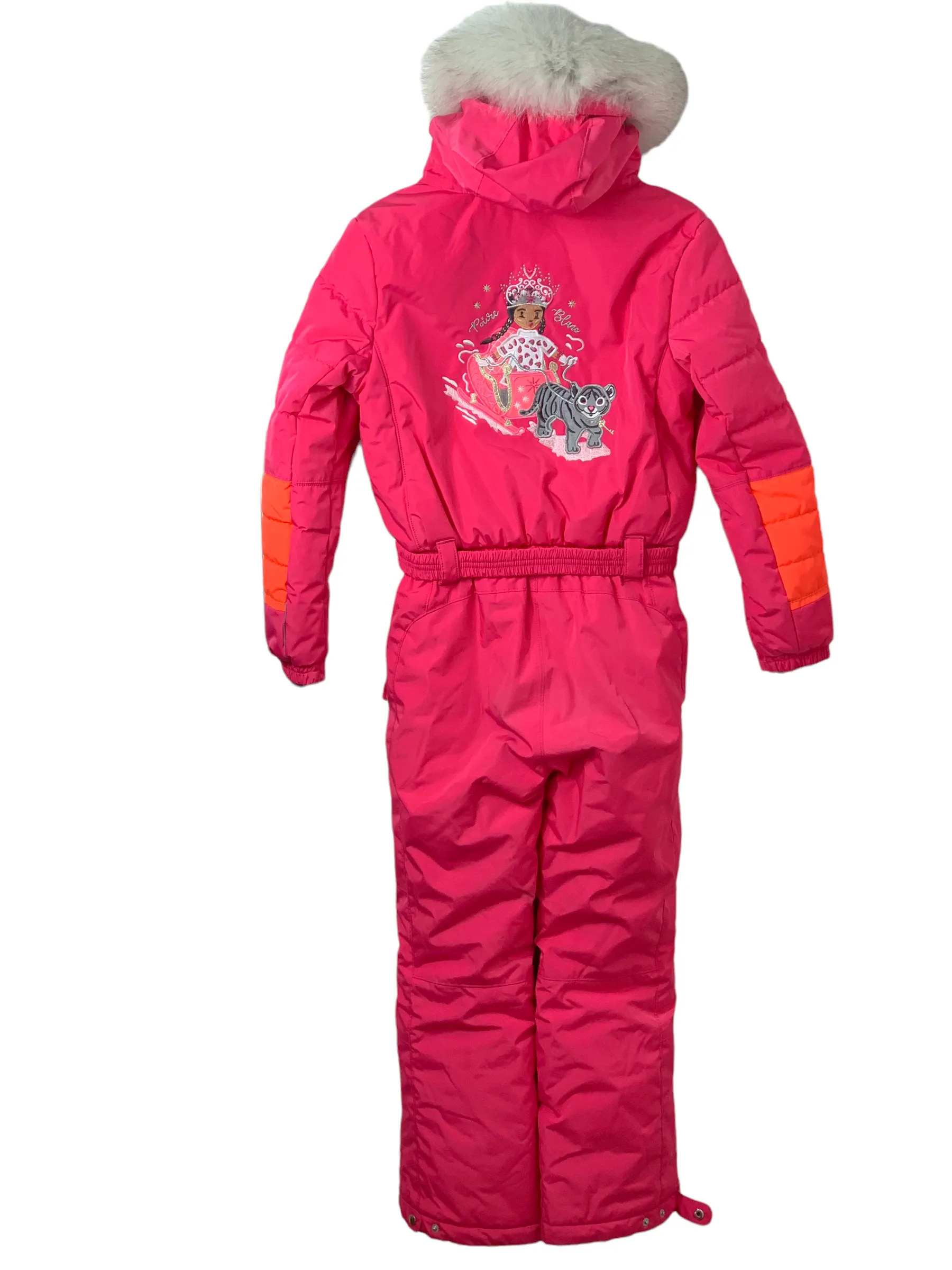 Combinaison ski fushia Poivre Blanc 10 ans