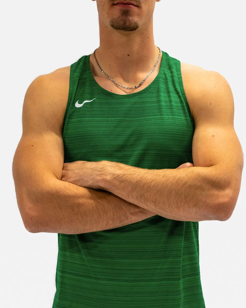 Débardeur de running Nike Stock Vert pour homme