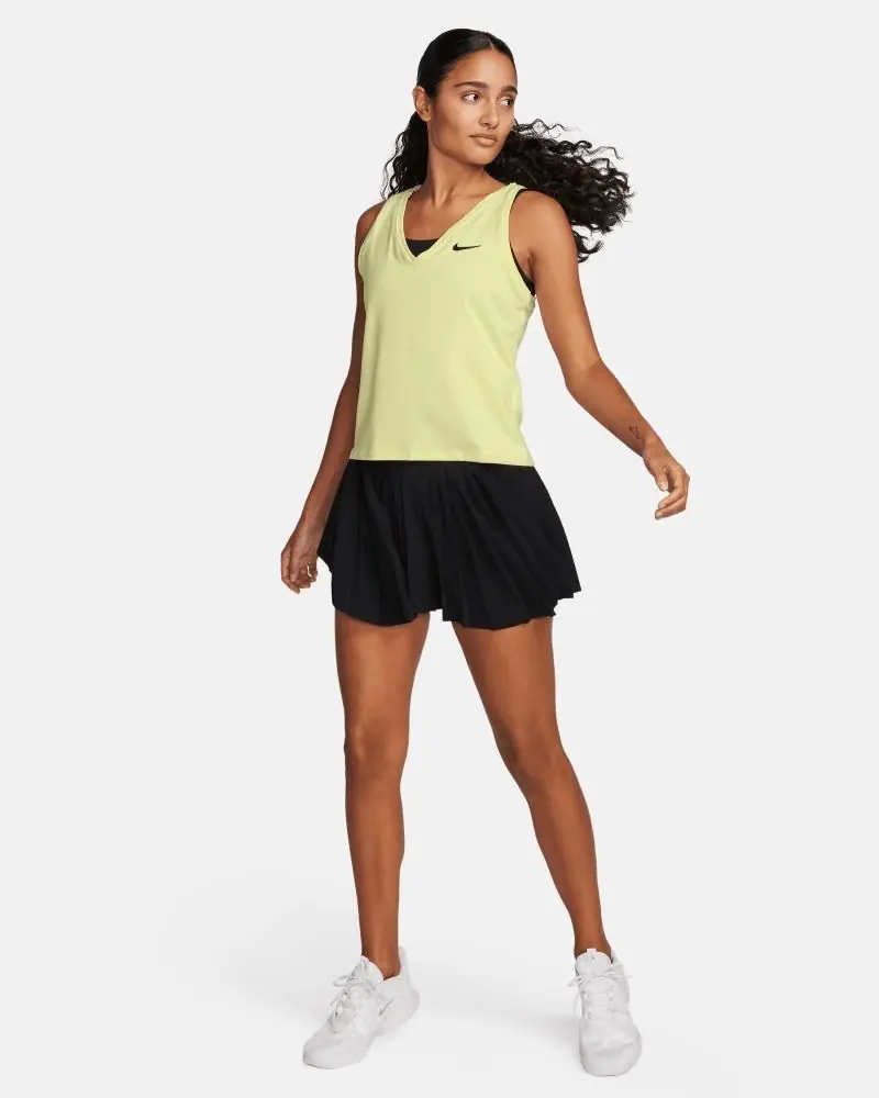 Débardeur de tennis Nike NikeCourt Vert Lumineux pour femme