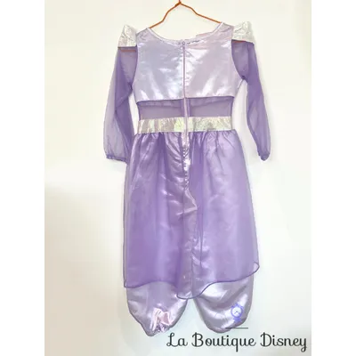 Déguisement Jasmine Disneyland Paris Disney taille 8 ans Aladdin combinaison princesse mauve violet