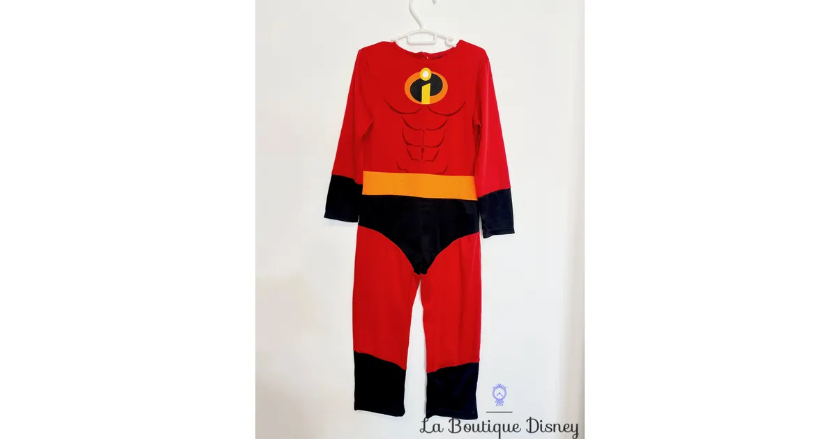 Déguisement Mr Indestructibles Disney taille 5-6 ans combinaison rouge super héros