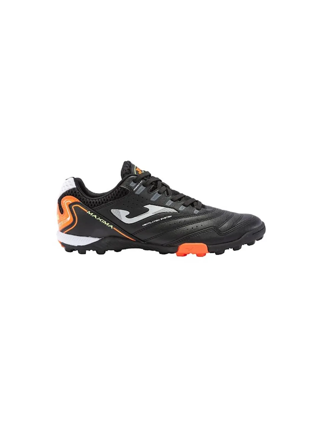 Football Joma Homme Maxima 2301 Black Orange Turf Boots Maxima 2301 Black Orange Turf Boots