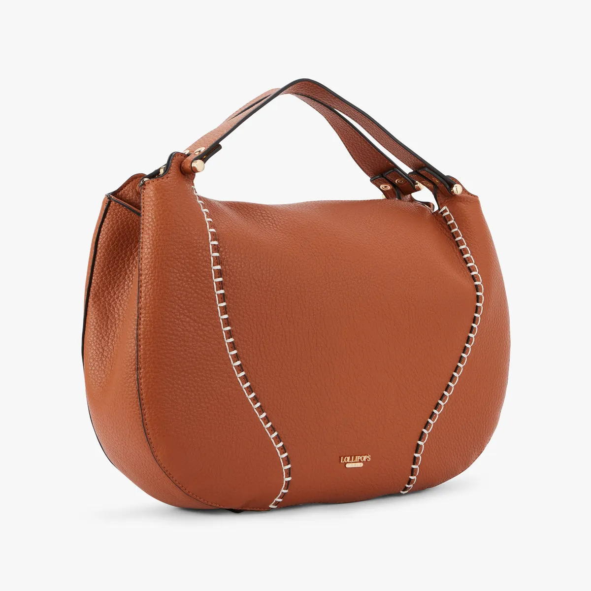 Grand sac shopper camel Nanto