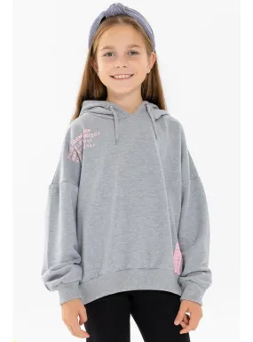 Grey - Girls` Sweatshirt