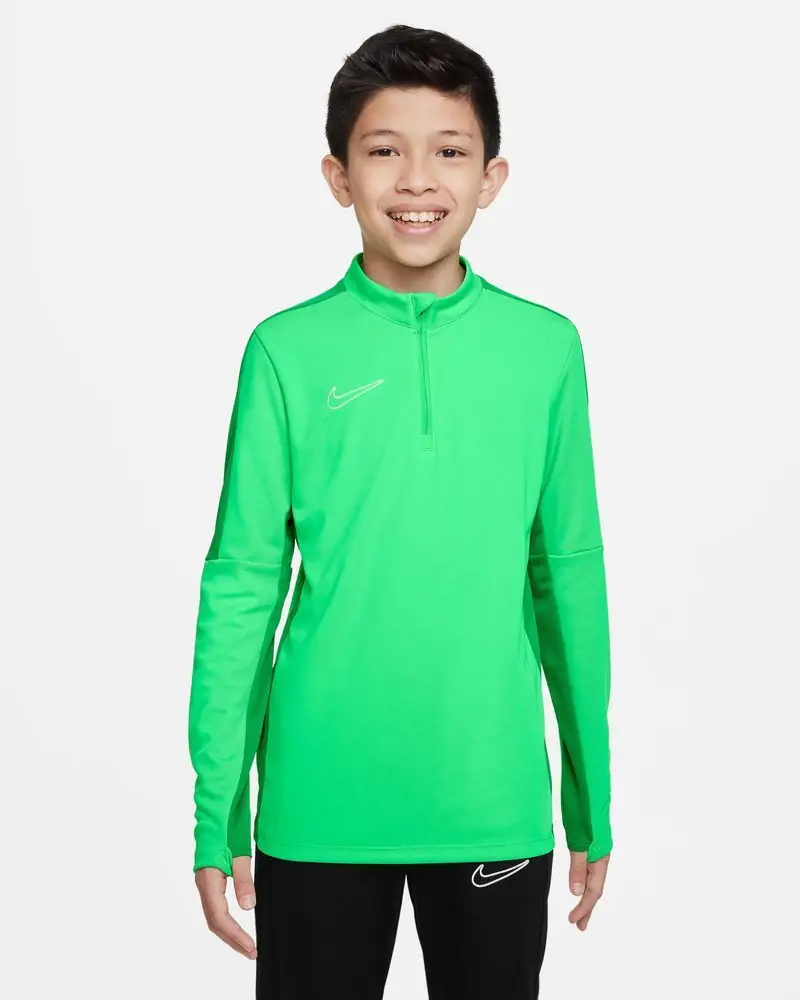 Haut d'entrainement 1/4 Zip Nike Academy 23 Vert Clair pour enfant