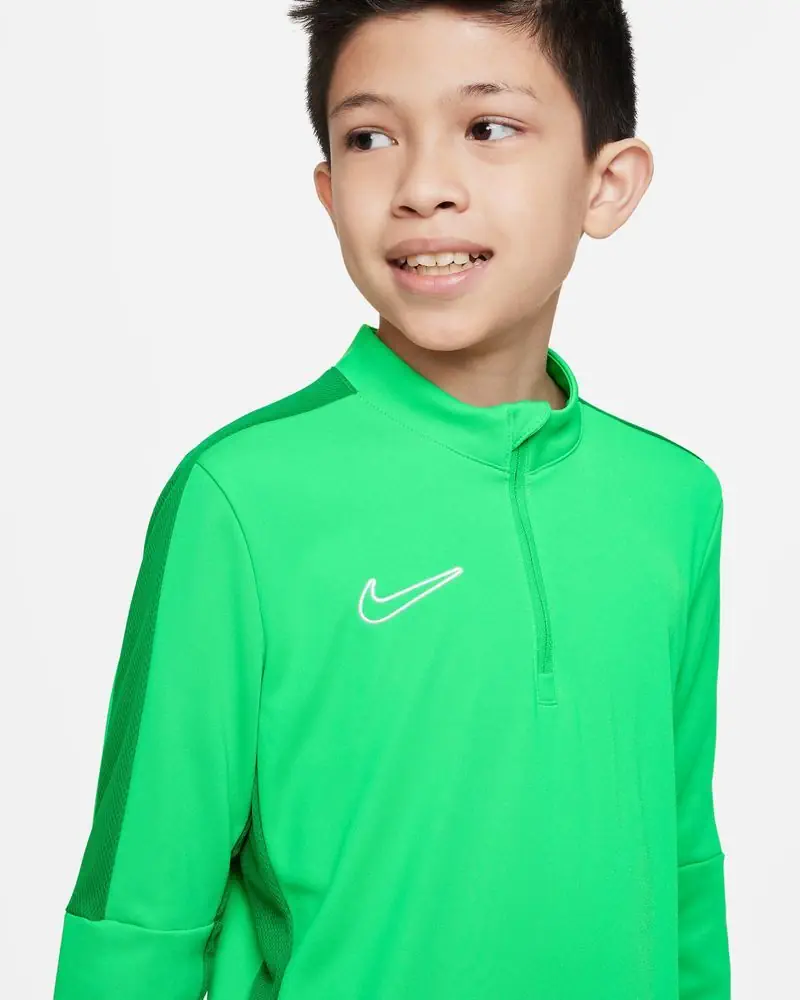 Haut d'entrainement 1/4 Zip Nike Academy 23 Vert Clair pour enfant