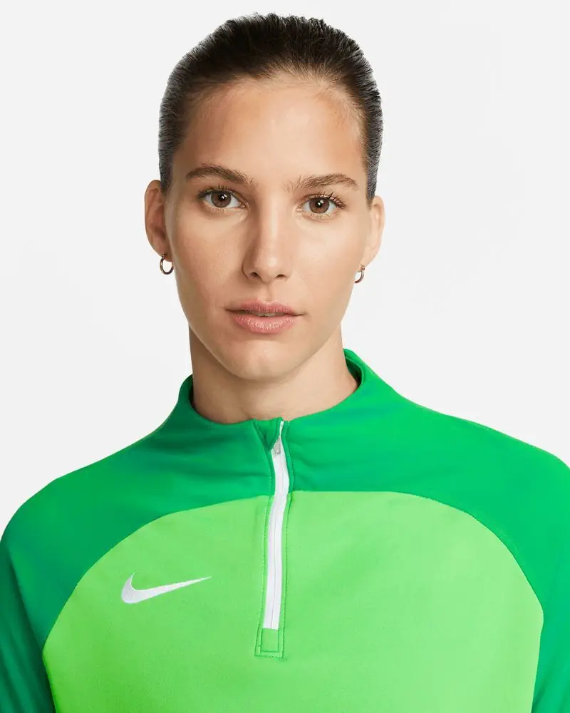 Haut d'entrainement 1/4 Zip Nike Academy Pro Vert pour femme