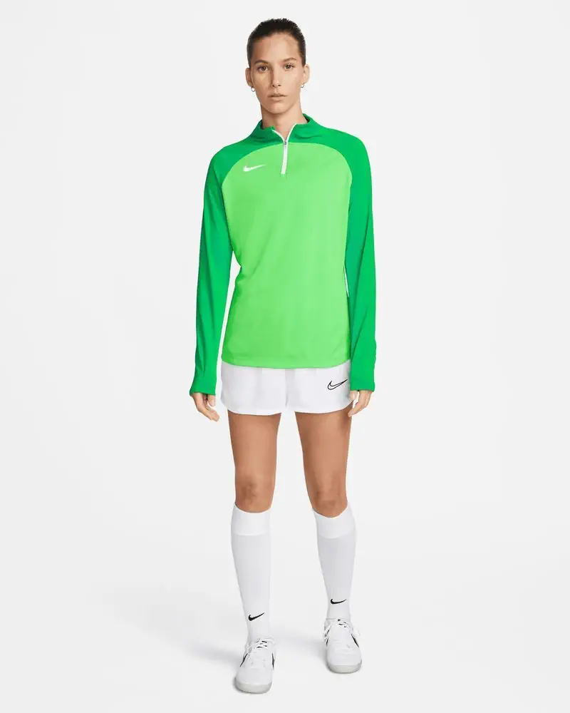 Haut d'entrainement 1/4 Zip Nike Academy Pro Vert pour femme