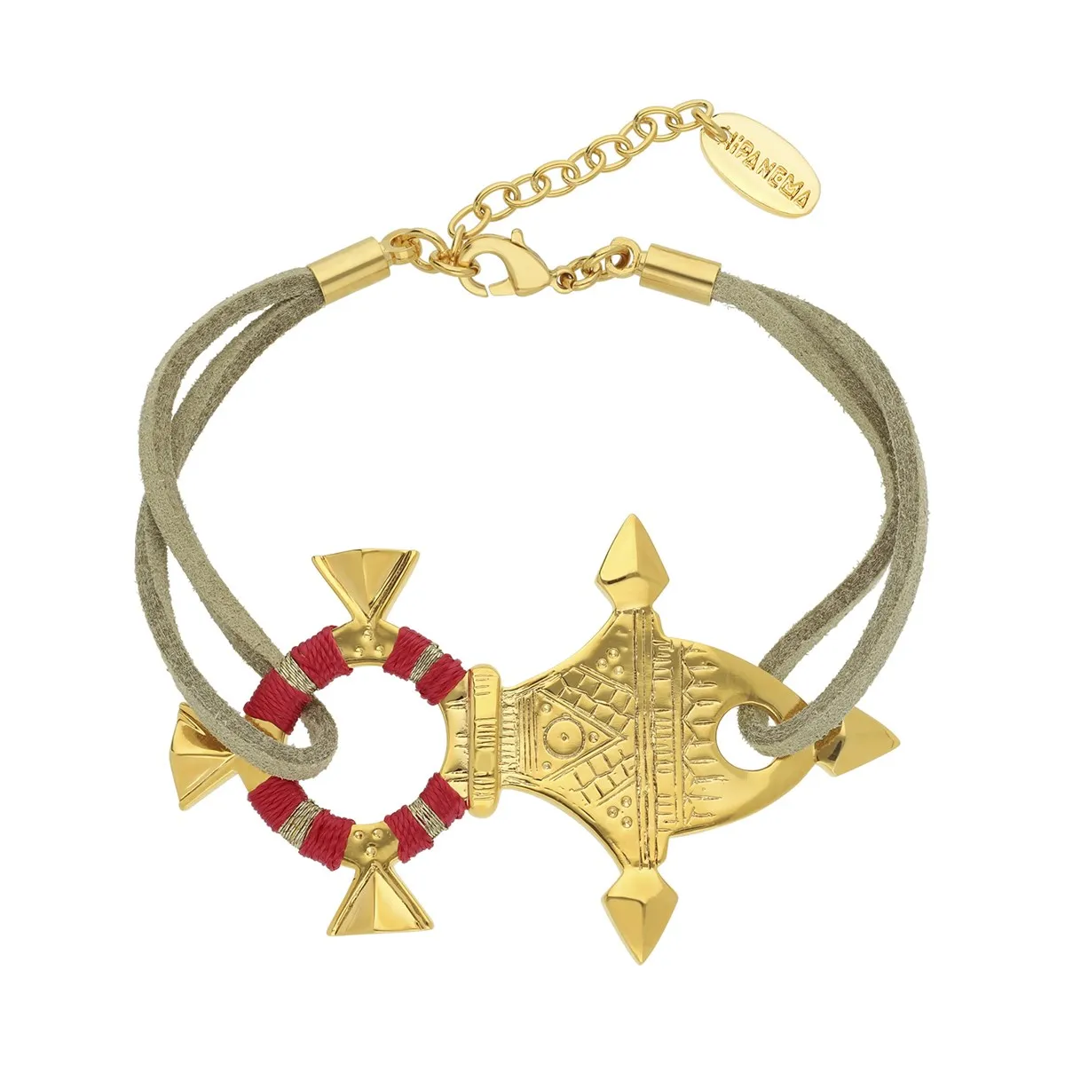 HIPANEMA  Bracelet croix du désert billy - Rose