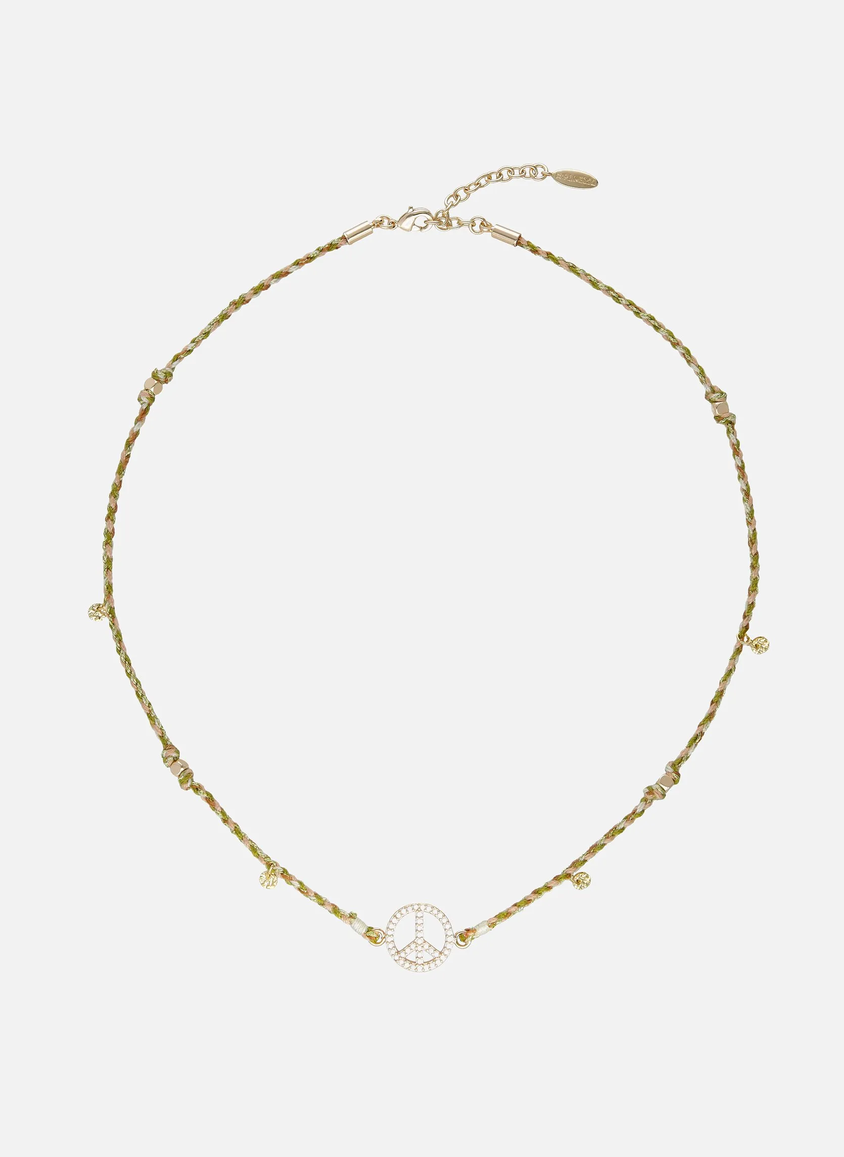 HIPANEMA  Collier corde peace bonzey - Blanc