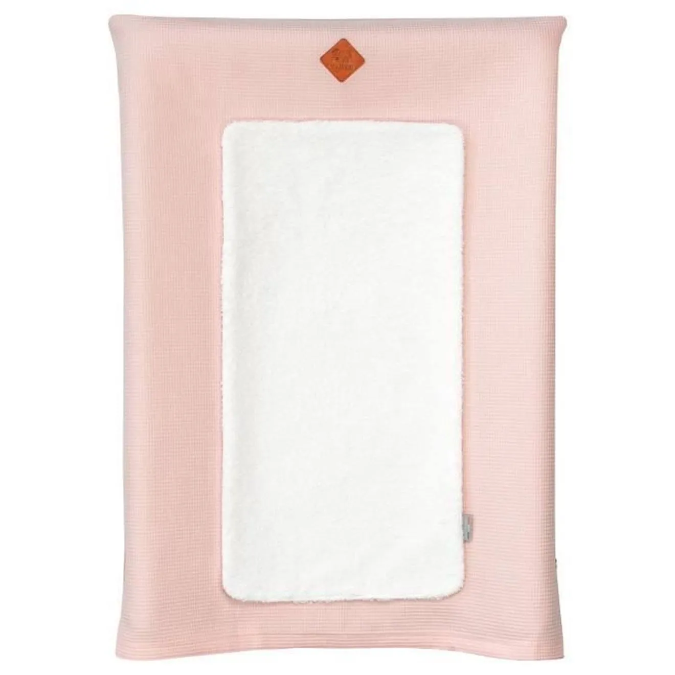 Housse de matelas à langer + tapis de change Nid d'abeille Rose rose - Sevira Kids